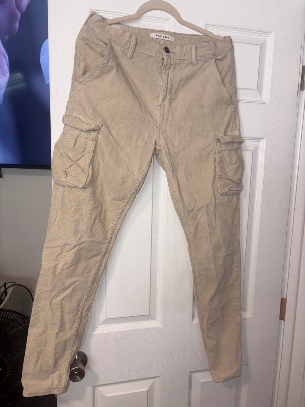 PacSun Beige/Tan Cargo Pants with Utility Pockets